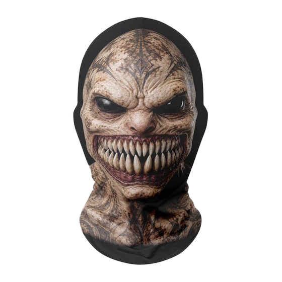 Decayed Ghoul Scary Halloween Full-Head Mesh Mask